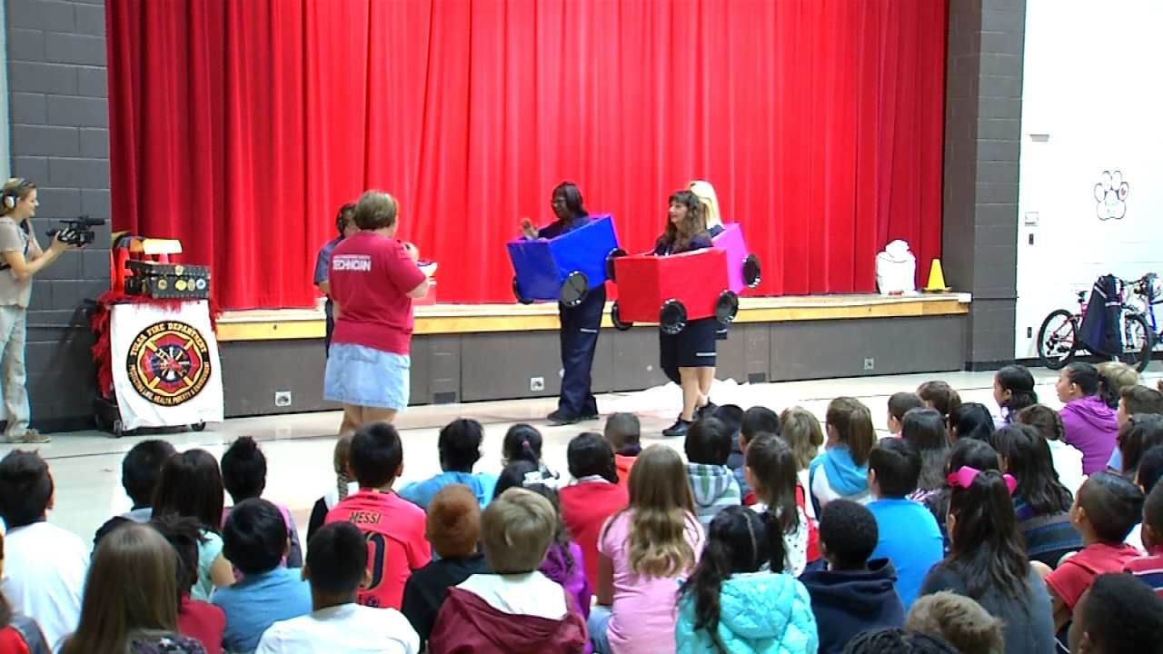 Tulsa Students Learn How To Stay Safe To And From School