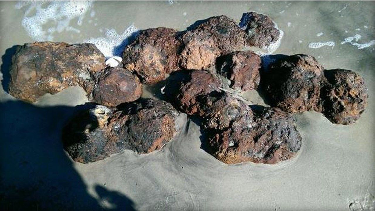 Civil War Cannonballs Unearthed By Hurricane Matthew Near Fort Sumter