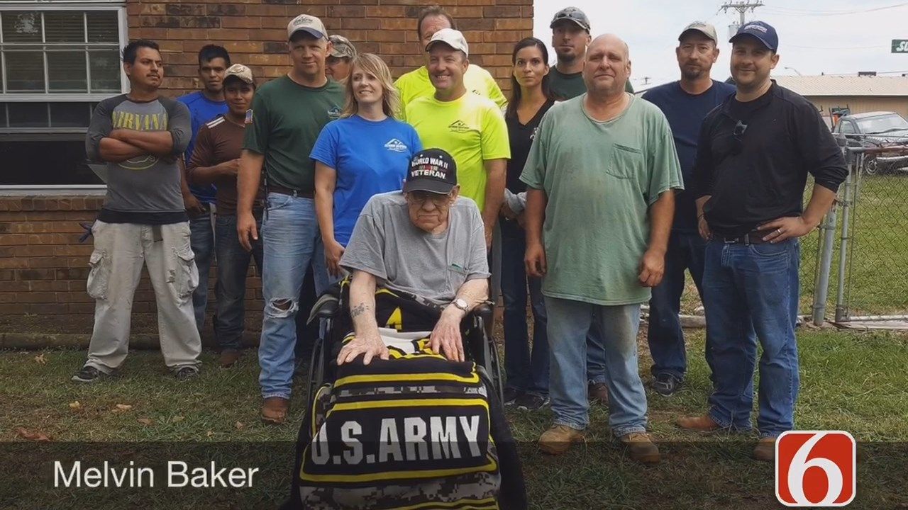 Volunteers Repair Roof For Disabled Wagoner Veteran