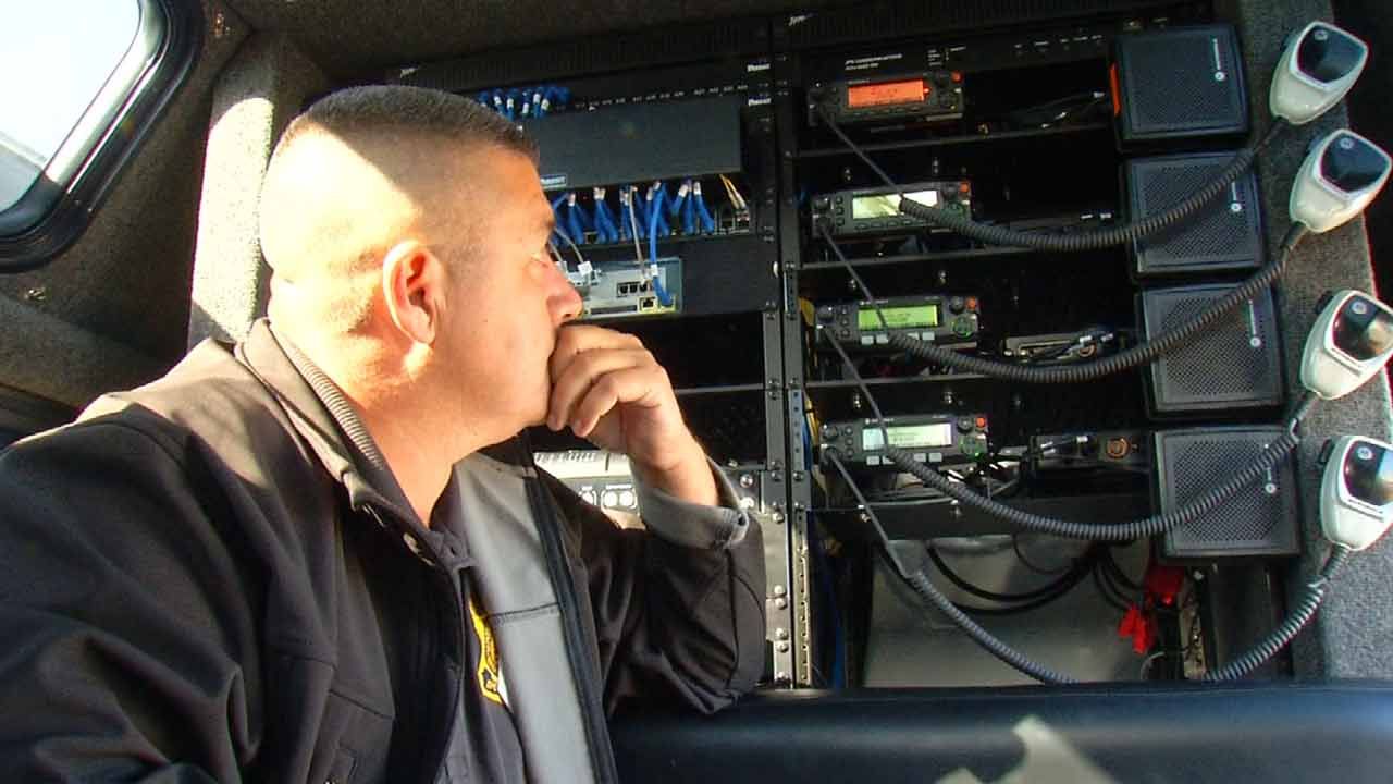 Emergency Responders Test Communication Equipment At Tulsa Fairgrounds