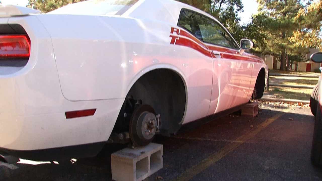 Thieves Steal Wheels Off Tulsa Couple’s Dream Car