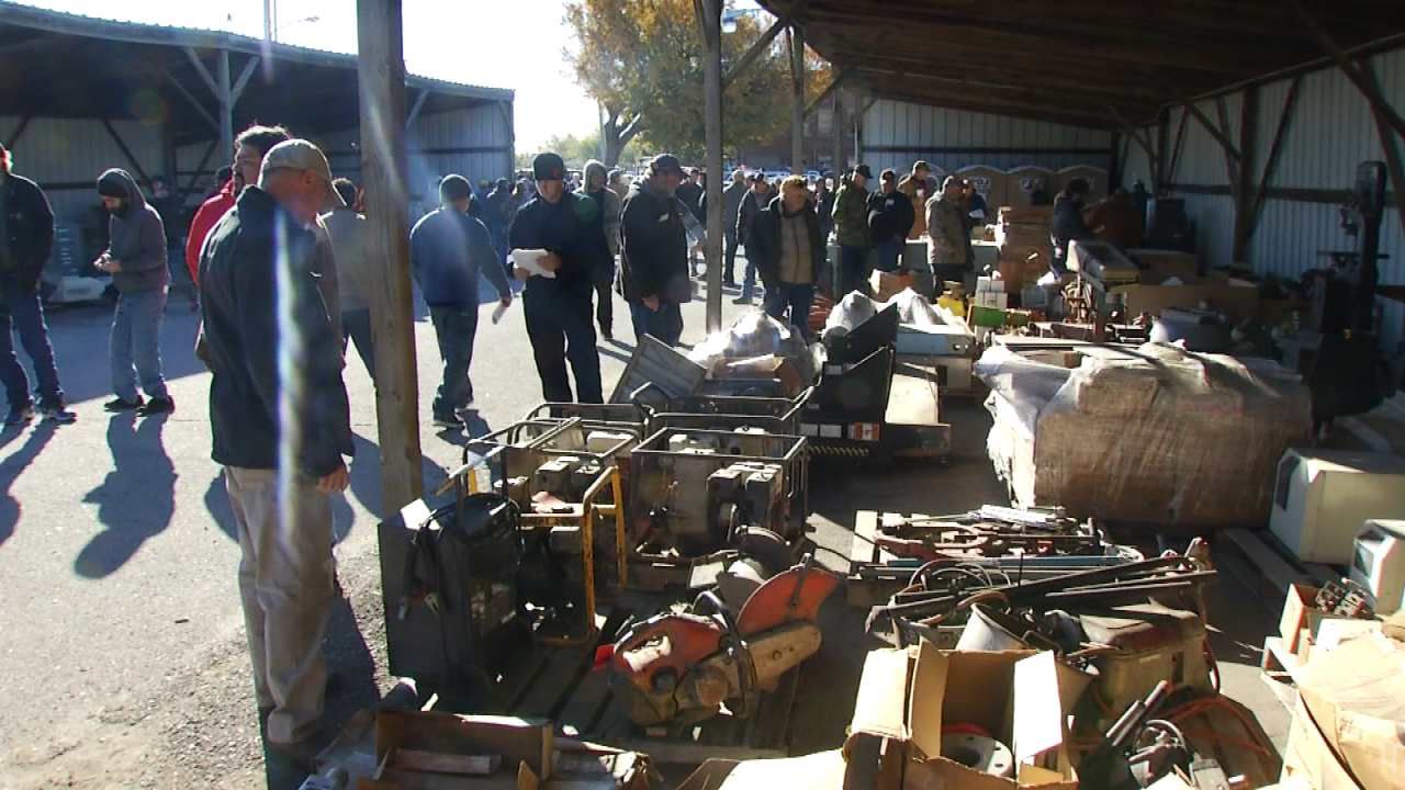 City Of Tulsa Surplus Auction Draws Big Crowd