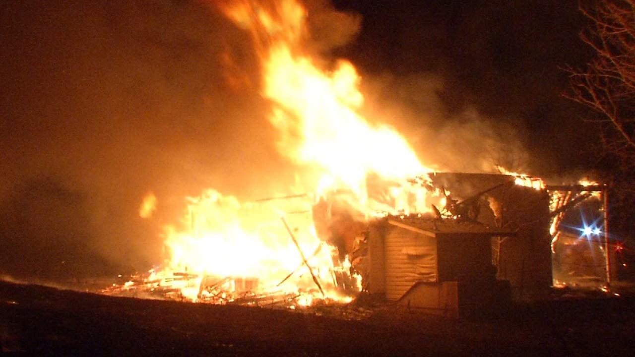 Fire Destroys Skiatook-Area Home