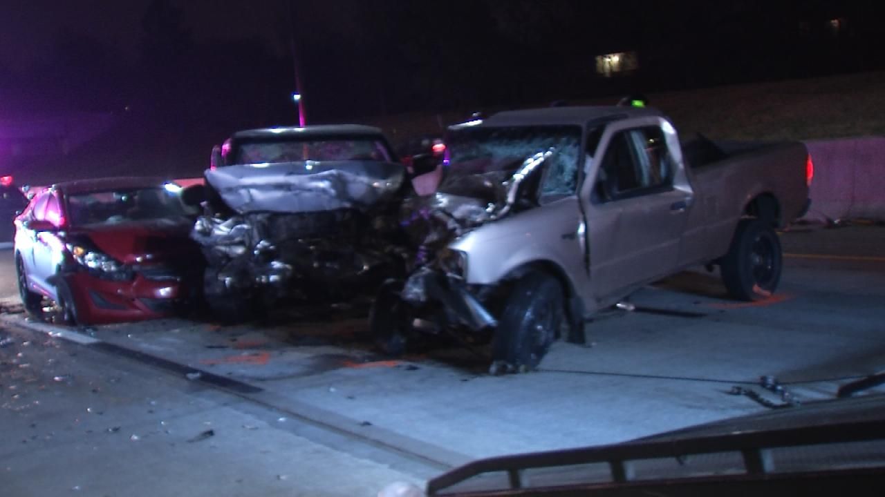 Driver Suspected Of DUI Causes 3-Vehicle Crash After Driving Wrong Way