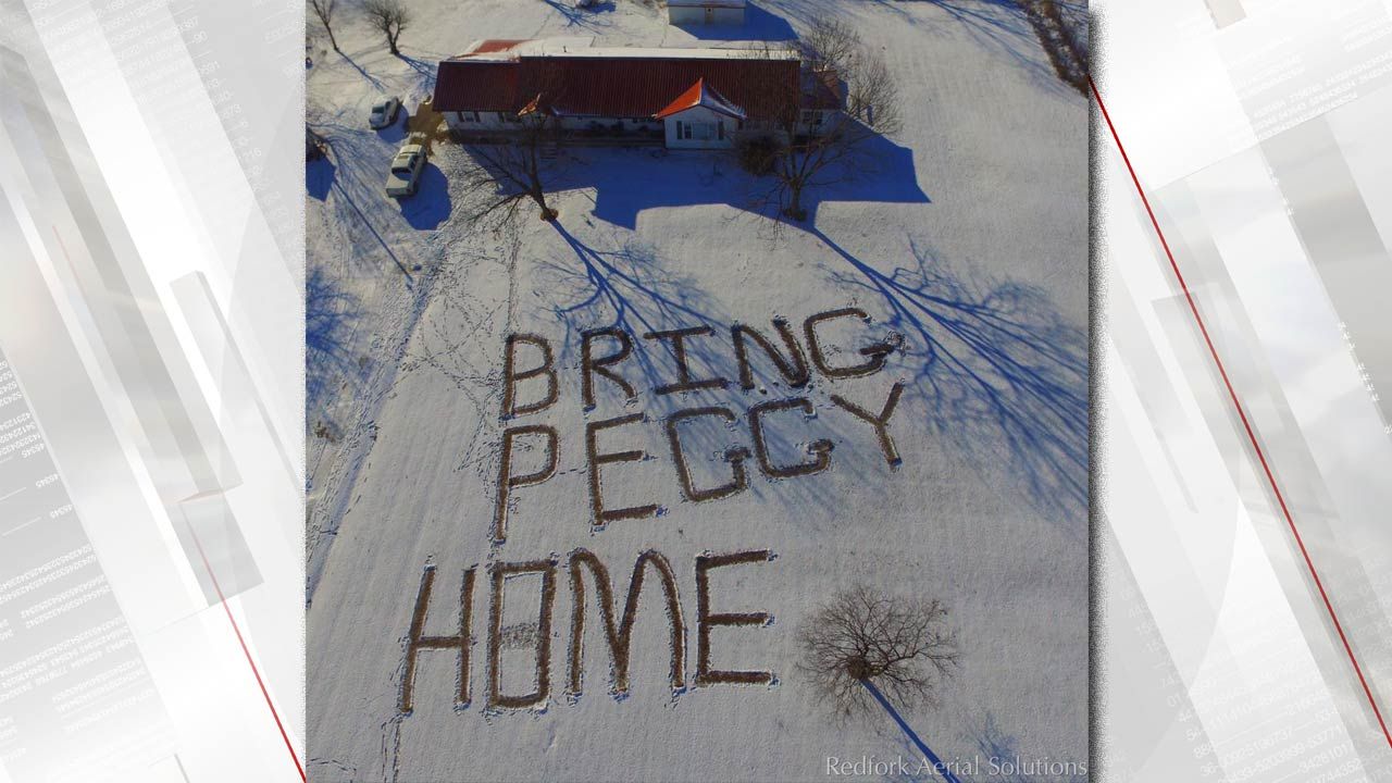 Family Looking For Missing Eufaula Mom, Creates Message In The Snow