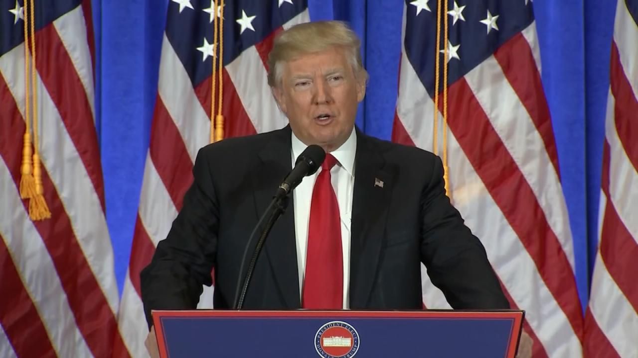 Trump Talks Russia, Obamacare And Border Wall At News Conference