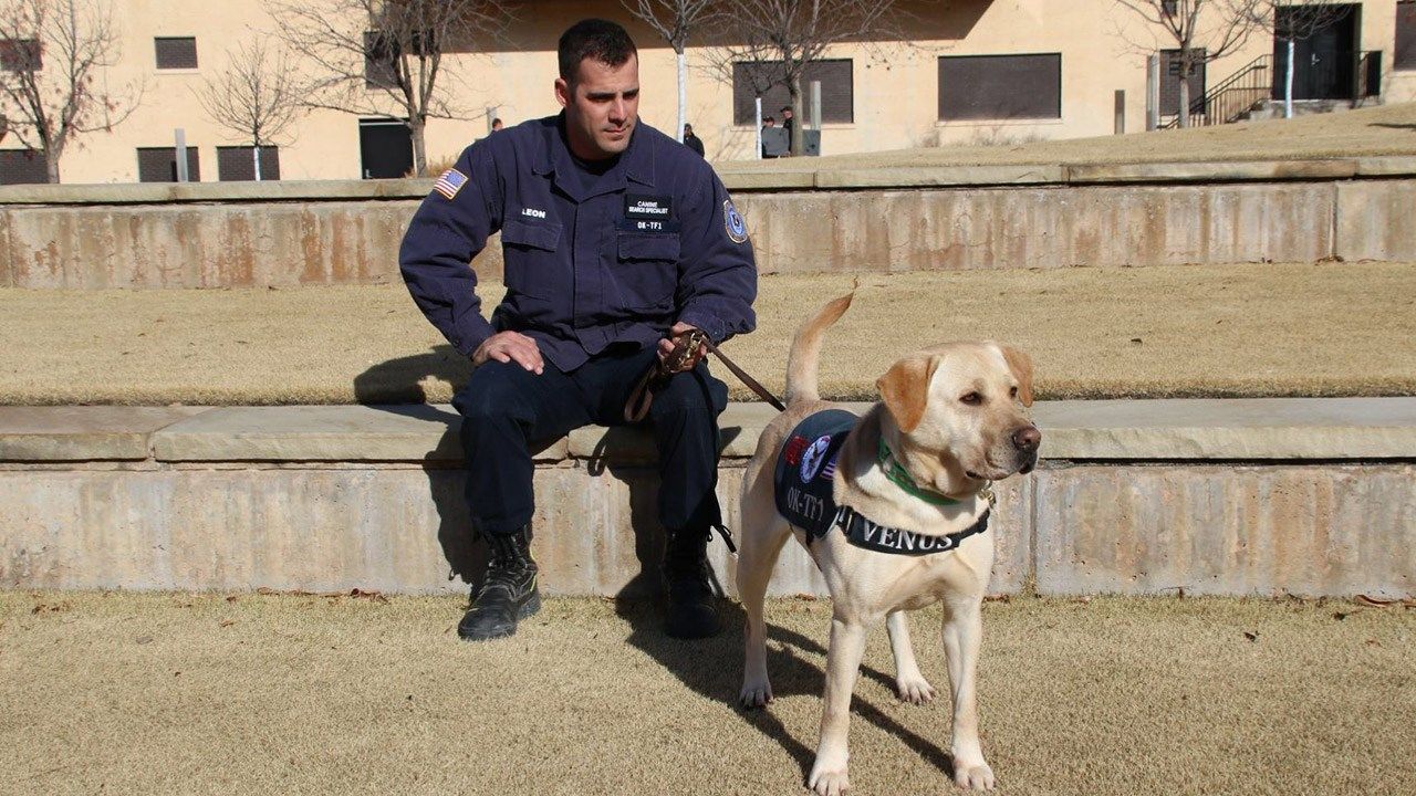 Oklahoma Task Force One Adds 2 K9s To Search And Rescue Team