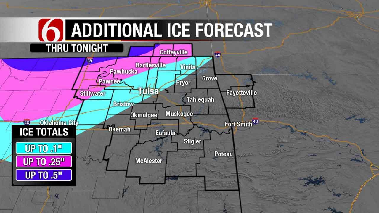More Ice Possible For Parts Of Green Country