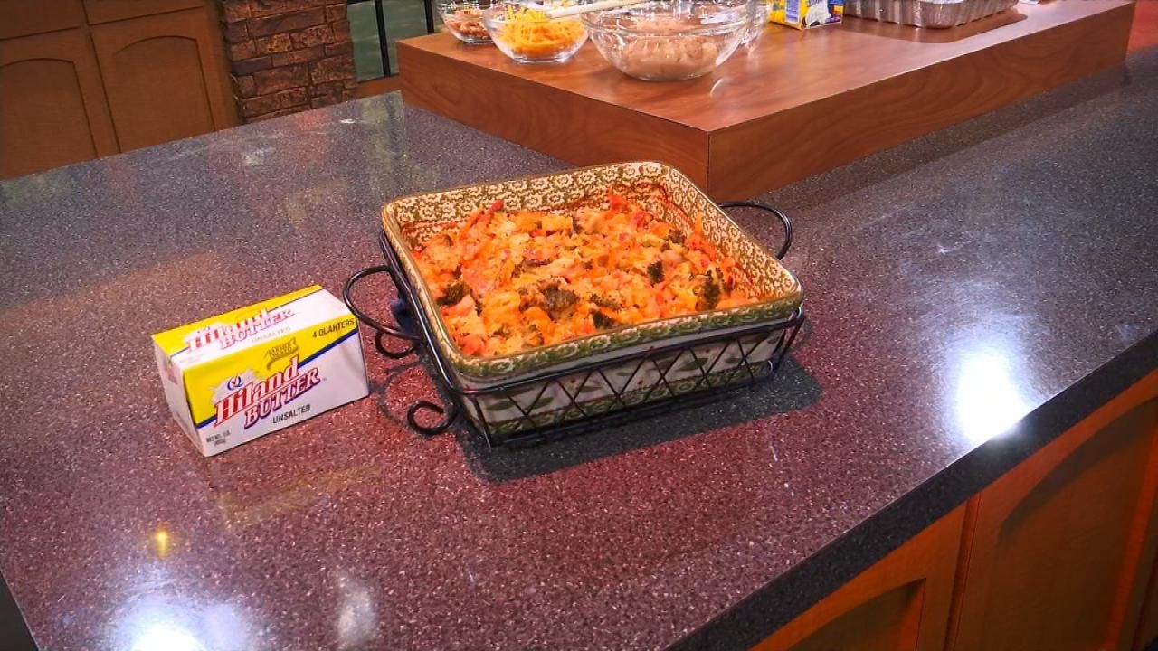 Chicken, Broccoli And Potato Bake