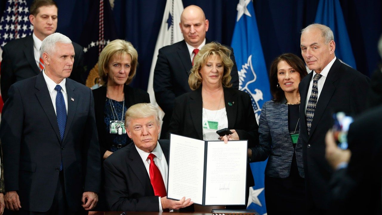 Trump Signs Executive Orders To Jumpstart Construction Of Border Wall