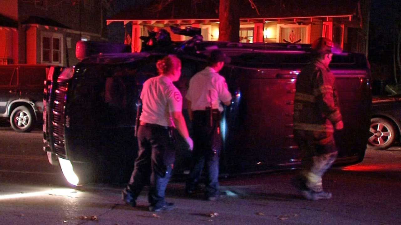 Woman Checking Phone Flips Her SUV, Tulsa Police Say