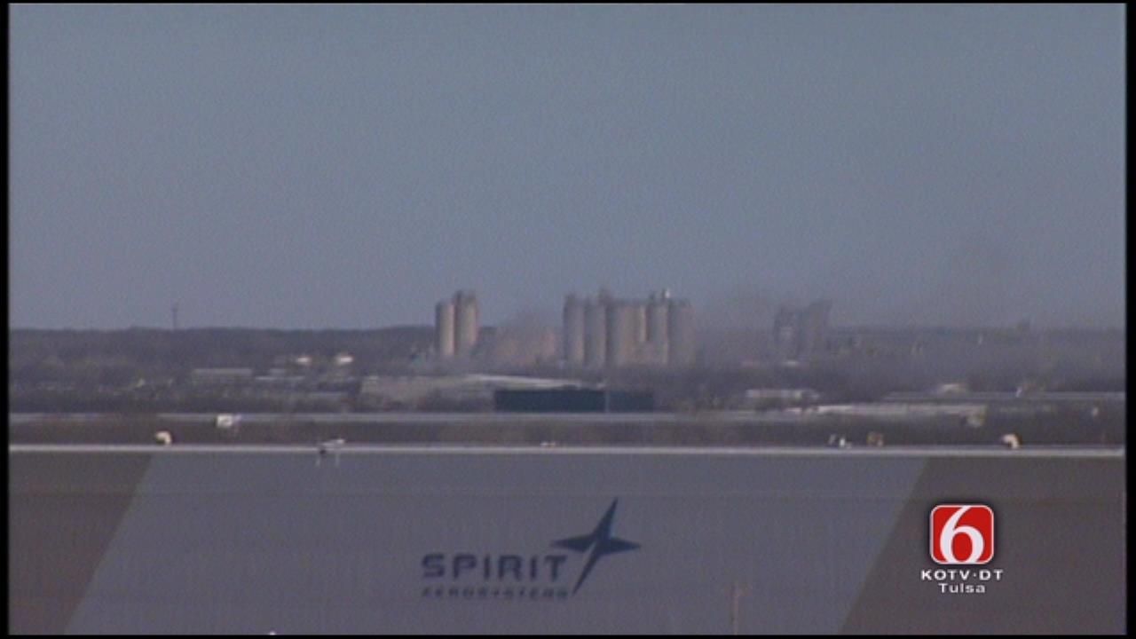 Tulsa Firefighters Respond To Building Fire