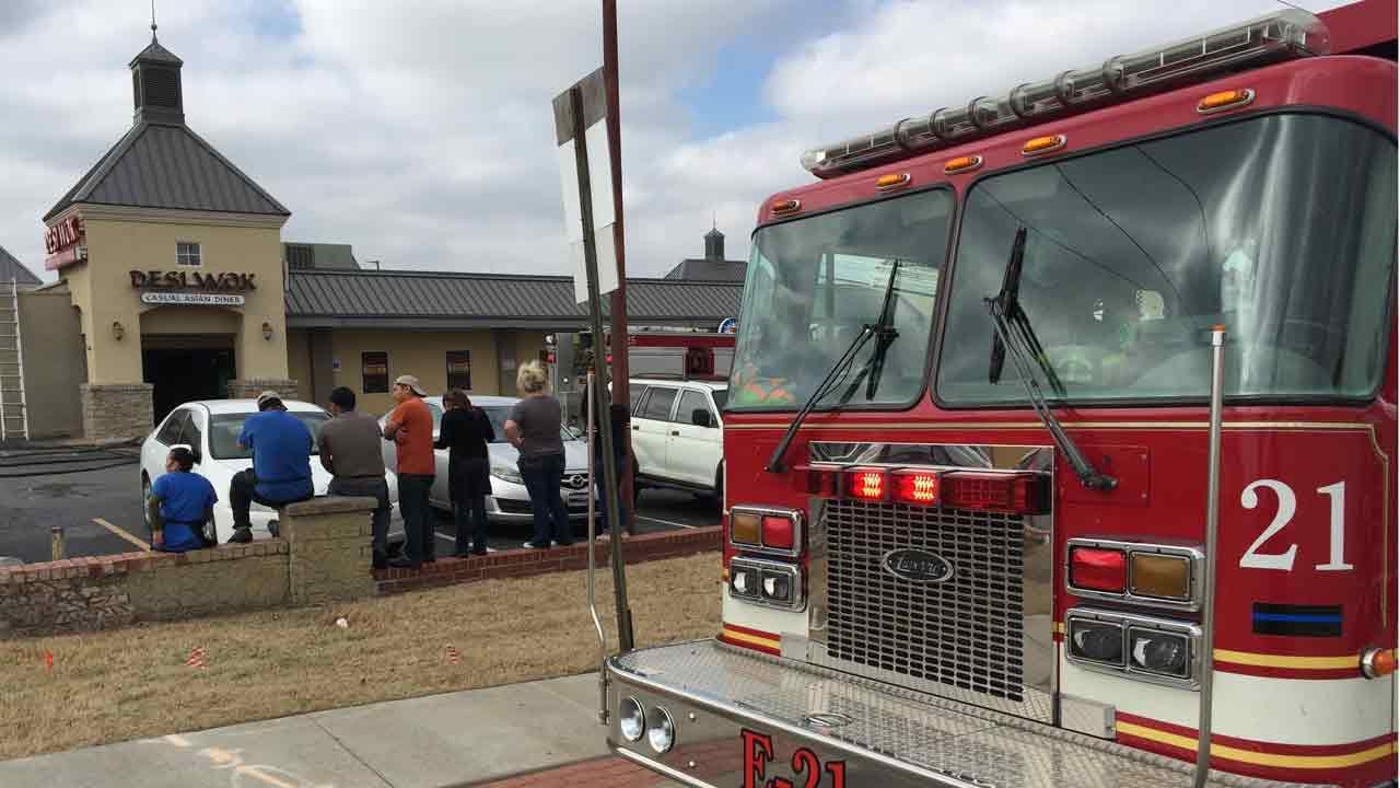 Tulsa Desi Wok Catches Fire