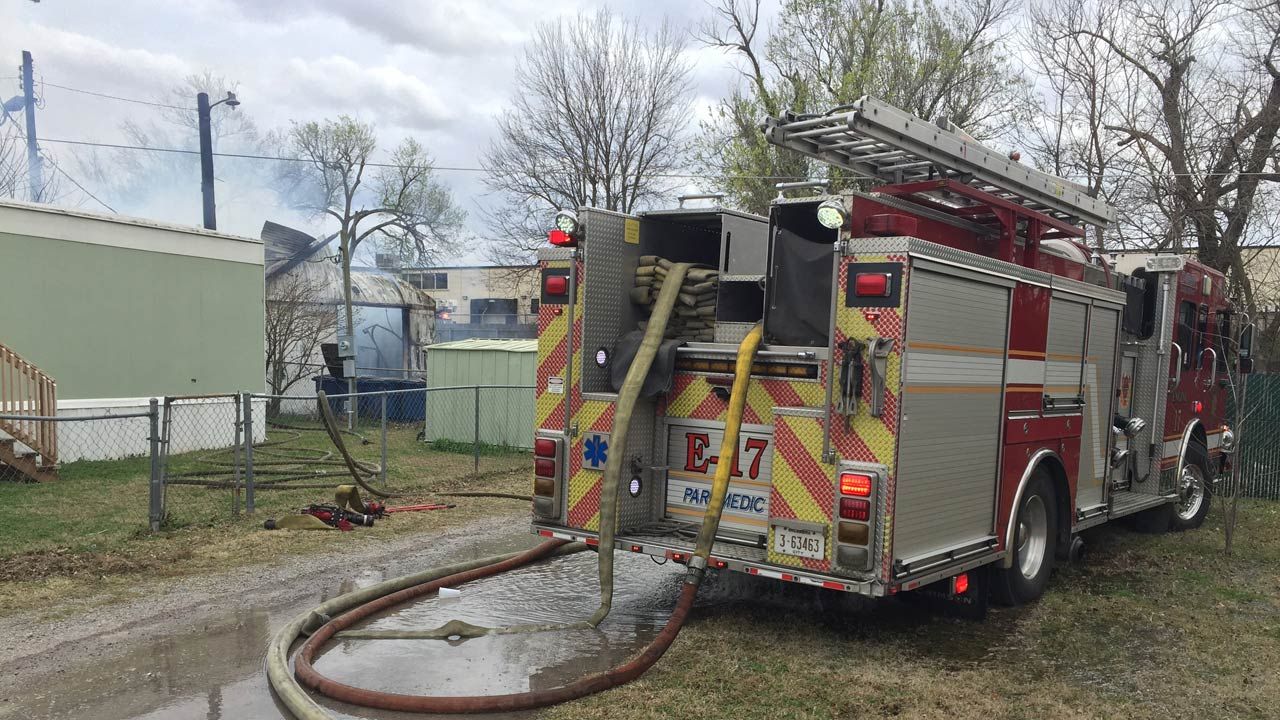 Fire Destroys Storage Building Near Tulsa International Airport