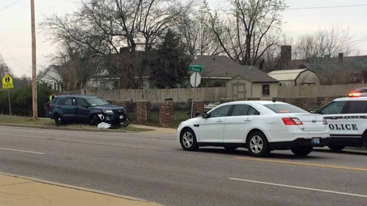Unmarked TPD Gang-Unit Vehicle Involved In Crash