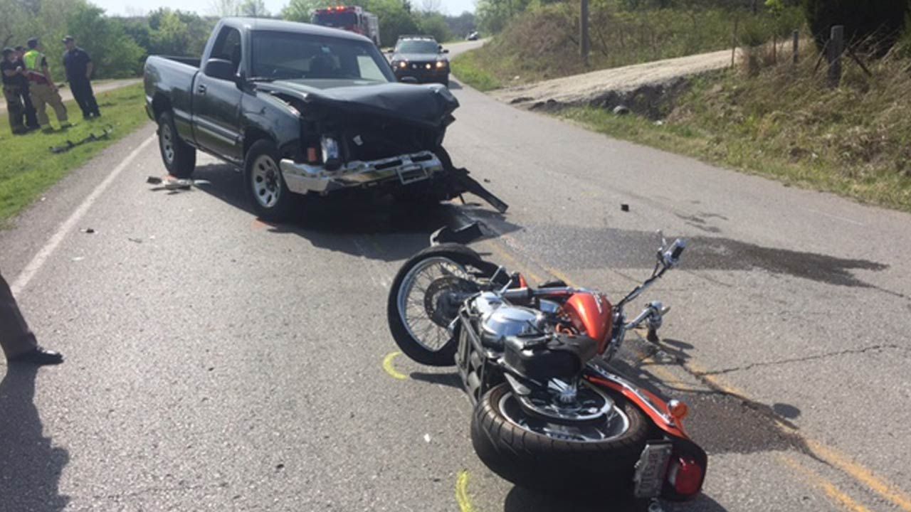 OHP On Scene Of Motorcycle Crash Near West 51st Street