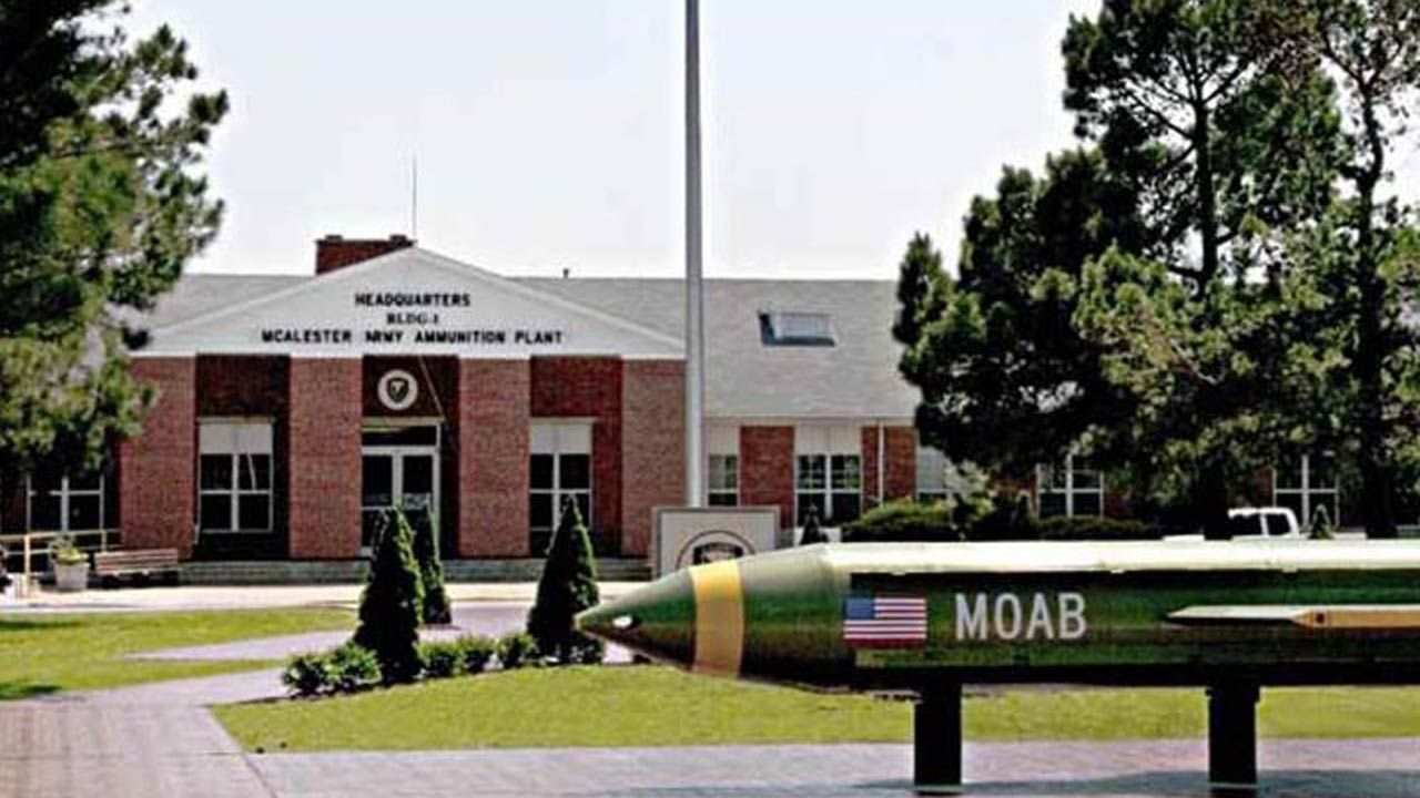 Huge Bomb Dropped In Afghanistan Made In McAlester