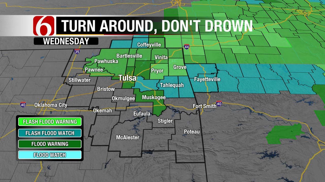 More Flooding Possible After Storms Leave Northeast Oklahoma