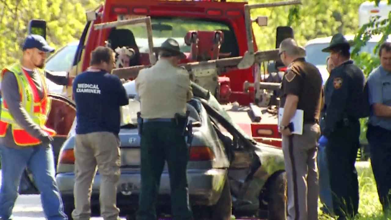 Wrecked Car, Teenager's Body Found In Creek Near Vera