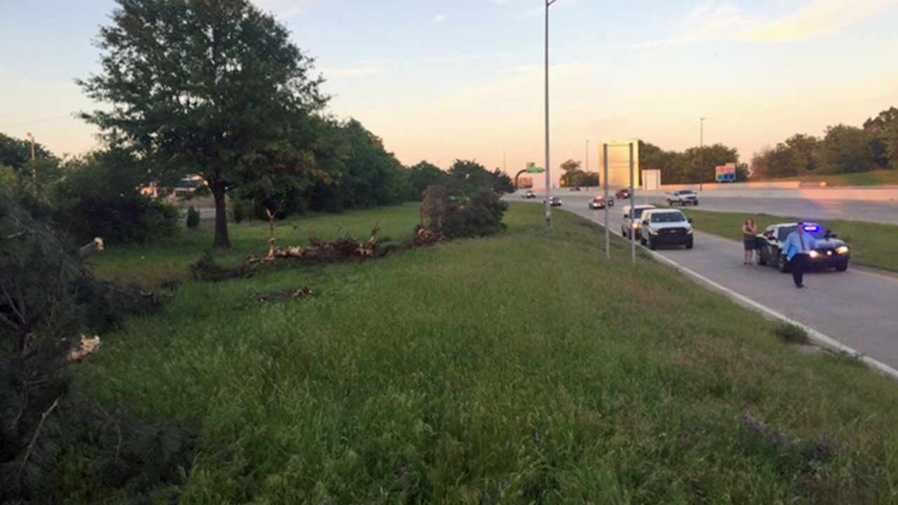 Driver Killed When Van Crashes Through Trees In Tulsa