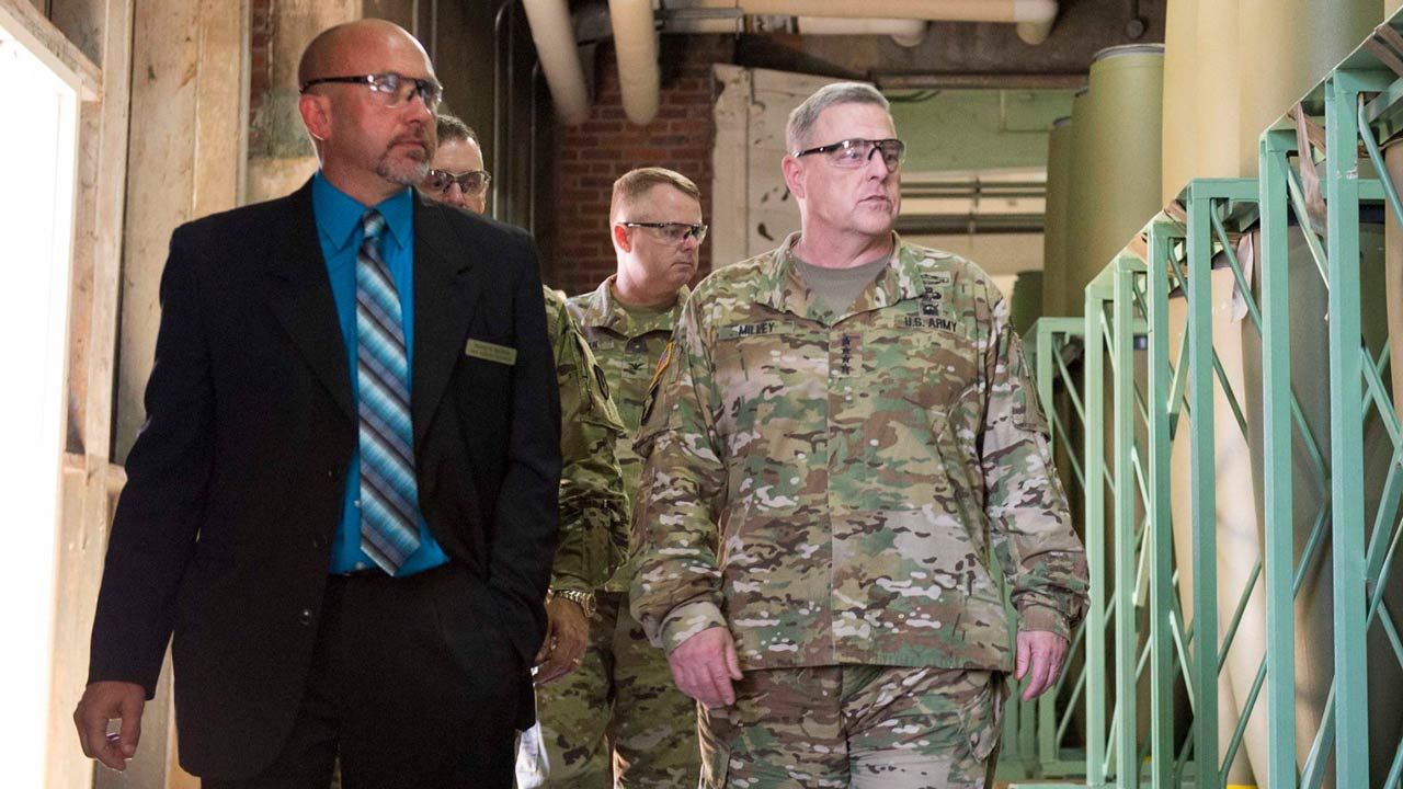 Top Army General Visits Army Ammunition Plant In McAlester