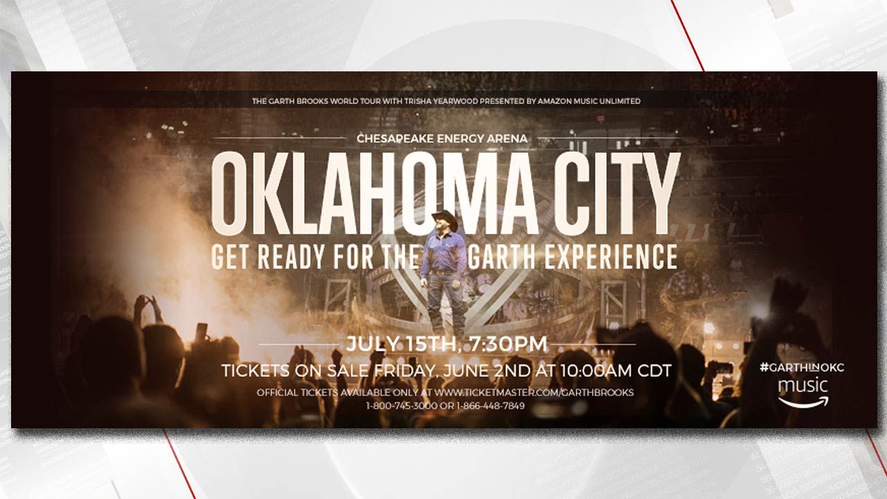 Garth Brooks Adds More Shows In Oklahoma City