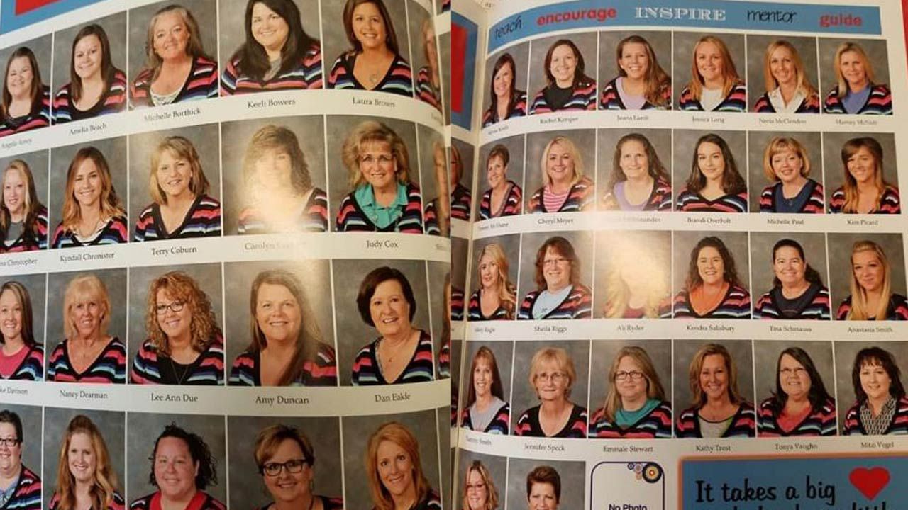 Co-Workers Join Collinsville School Counselor's Sweater Prank