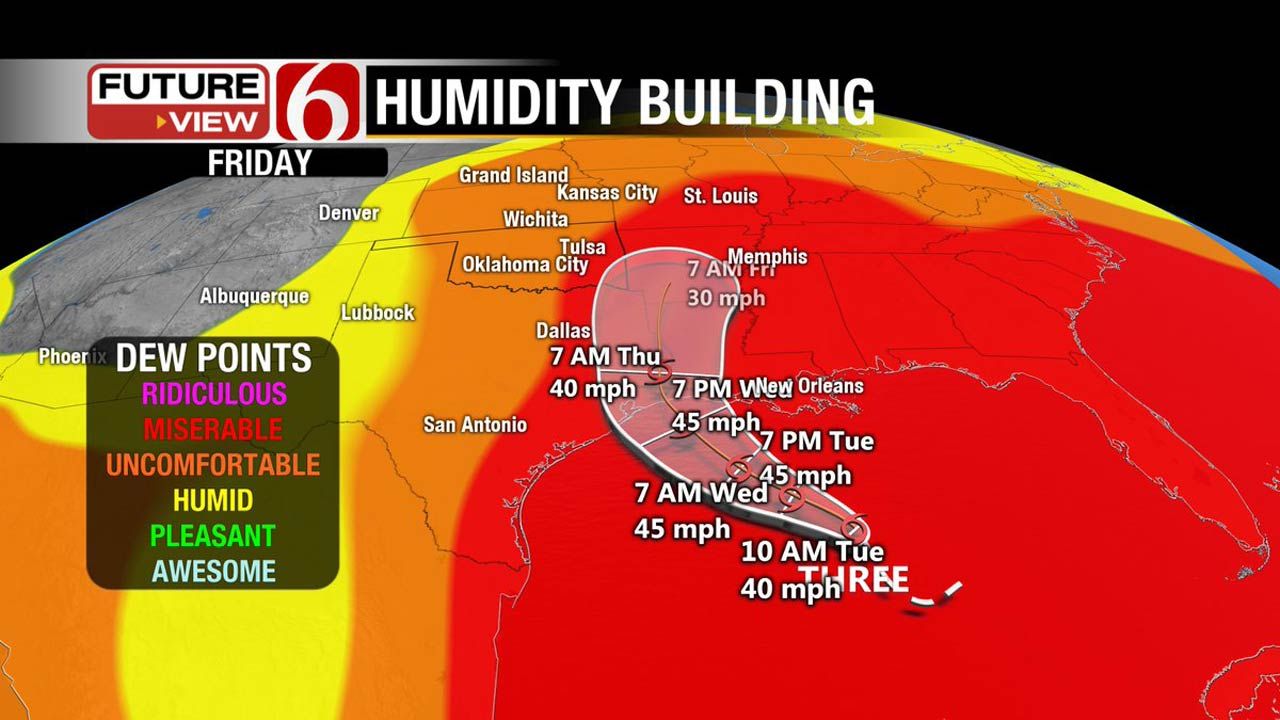 Tropical Storm Cindy Forms In The Gulf Of Mexico