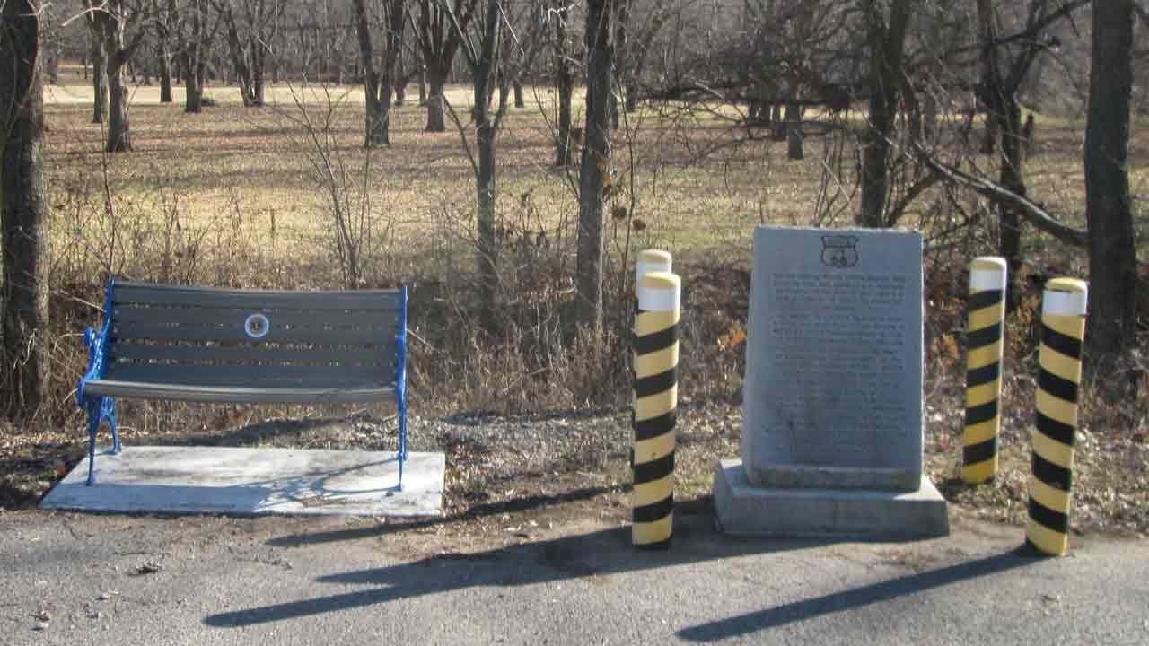 Commemorative Bench Stolen From Route 66 Bridge In Chelsea