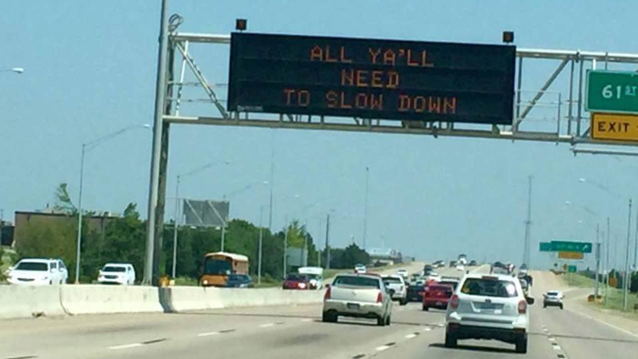 ODOT Comes Up With Creative Signs To Send Serious Messages