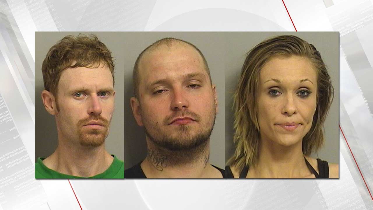 Tulsa Police Arrest Three After Finding Guns, Drugs In Apartment