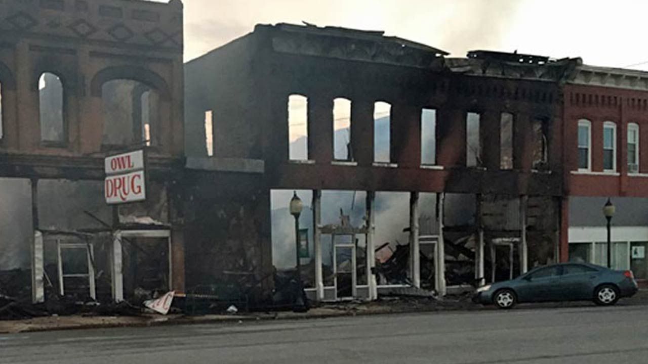Community Distraught After Downtown Wagoner Fire