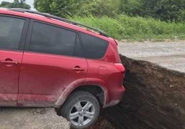 Bridge Collapses While Vehicle Crossing In Wagoner County