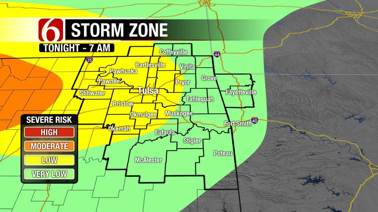 Storms Expected In Parts Of Oklahoma, Kansas