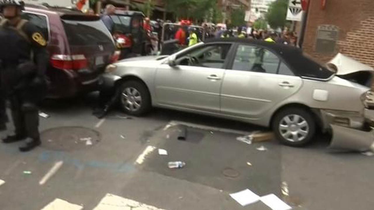 Car Plows Into Protesters In Charlottesville