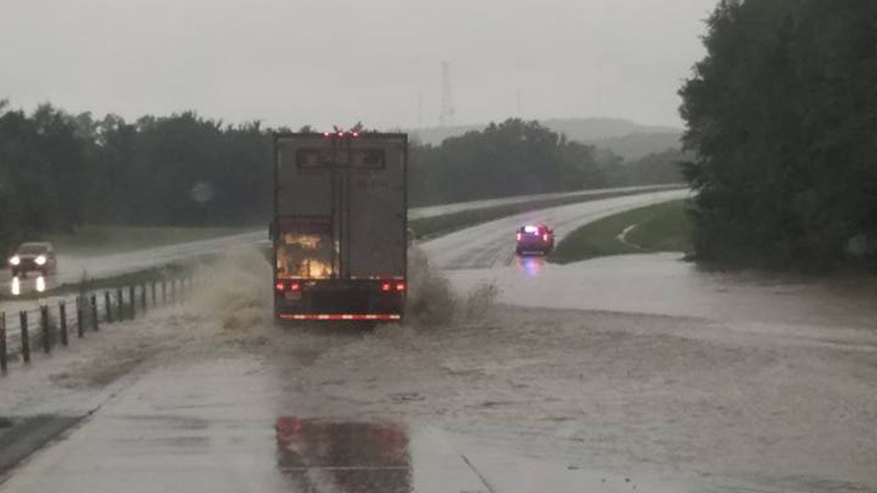 High Waters Close Roads In Sequoyah County