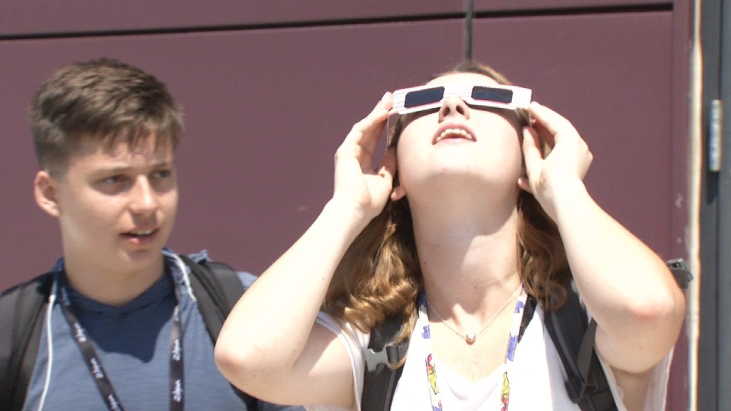 Jenks Students Get Unique View Of Total Solar Eclipse