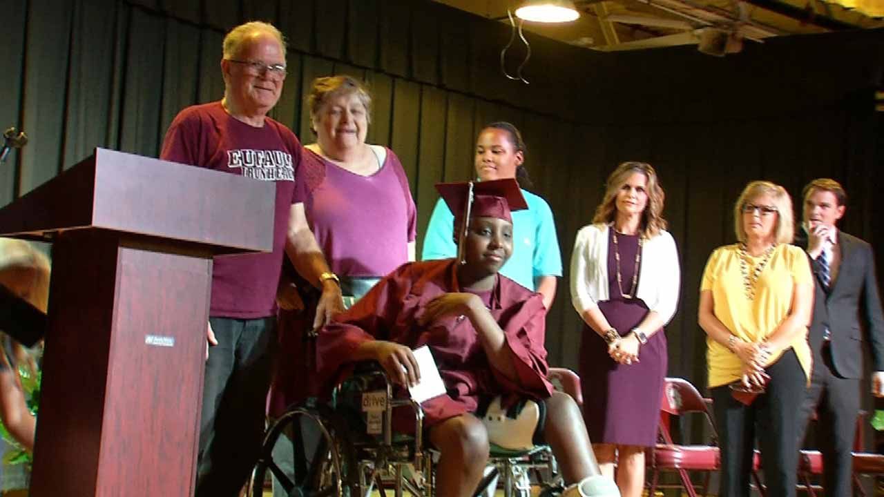 Special Graduation Ceremony Held For Eufaula Teen Battling Cancer