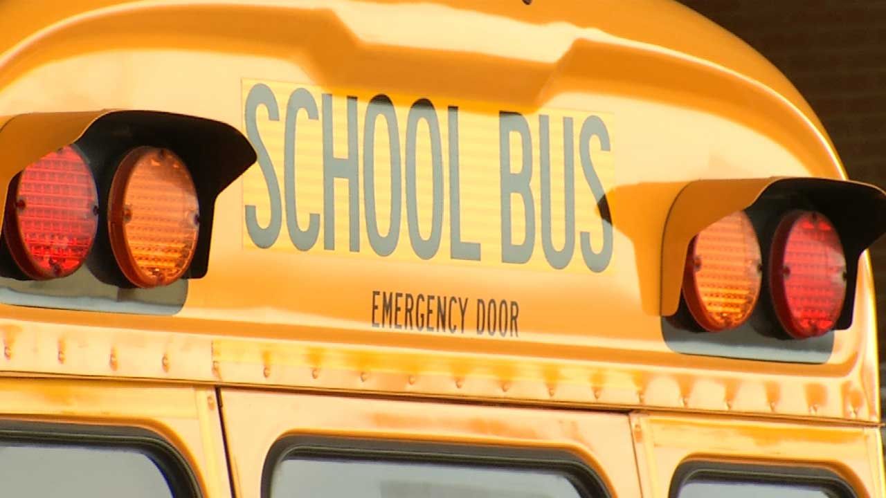 OHP: Inattentive Driver Rear Ends Muskogee School Bus