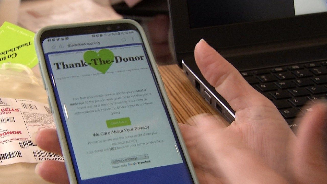 New Technology Allows Tulsa Patients To Send Thanks To Blood Donors