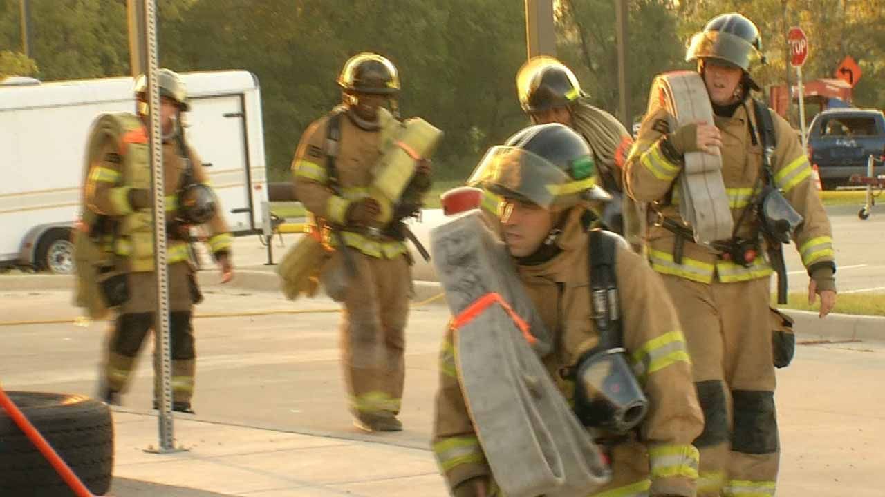 Tulsa Fire Cadets Go Through 24-Hour Training Drill