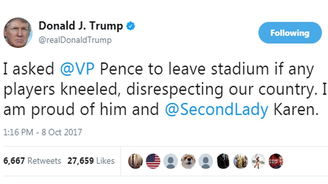 Pence Leaves Colts Game Early Over National Anthem Protest