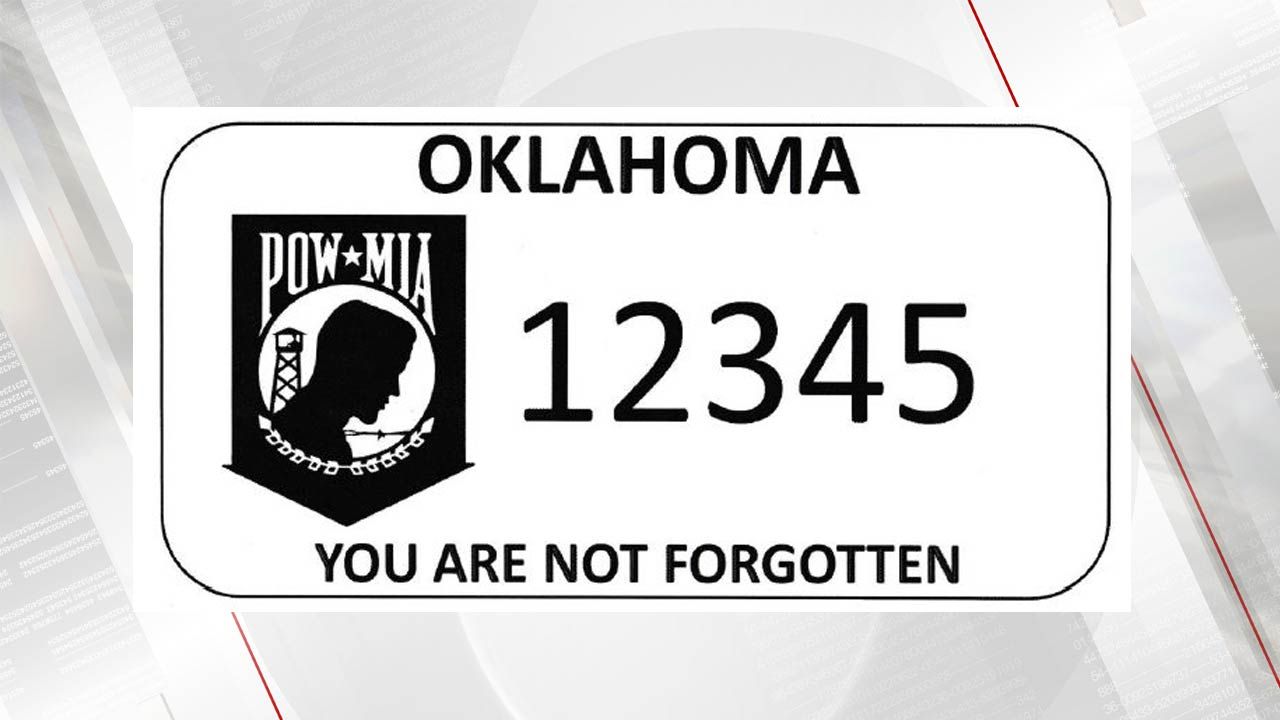 POW/MIAs Get Support From New Oklahoma License Plates