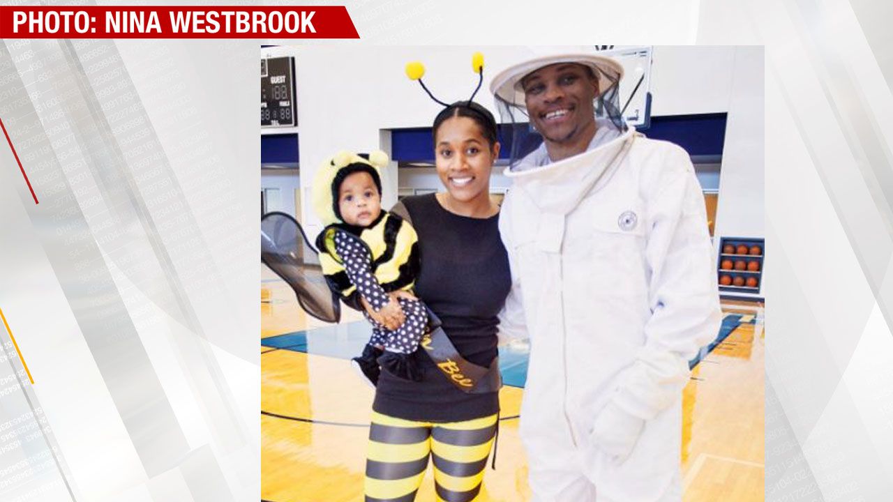 Russell Westbrook Dressed As Beekeeper In Family Costume