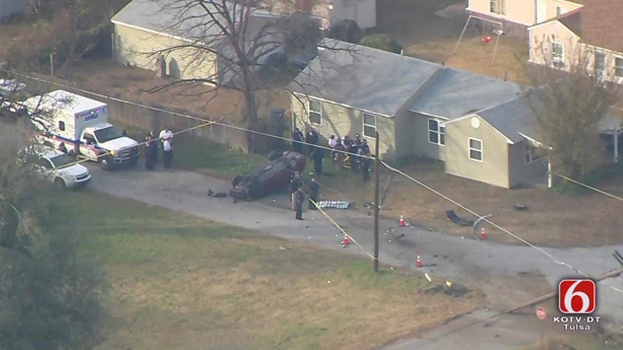 TPD: 2 In Custody Following Deadly Rollover Crash