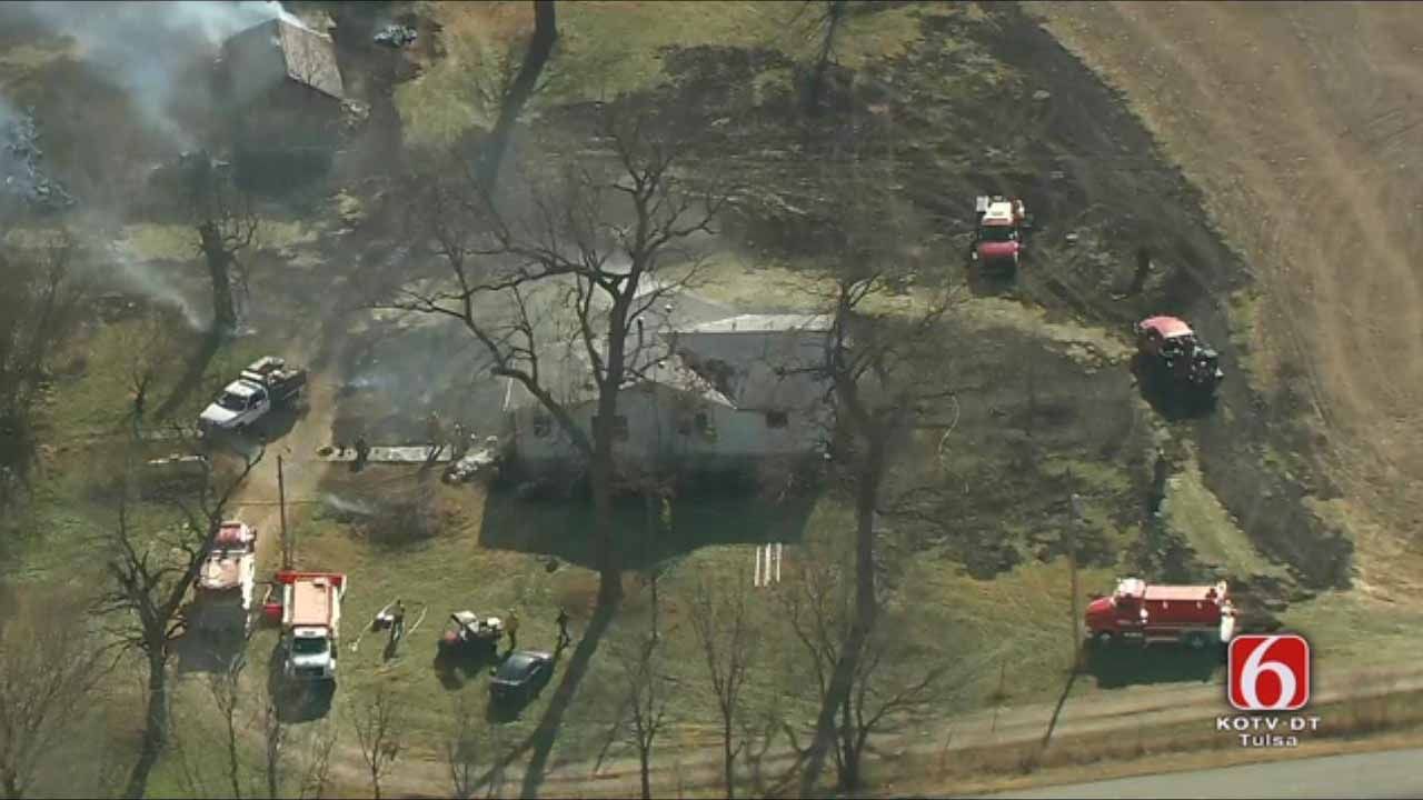 Structures Involved In Copan Grass Fire