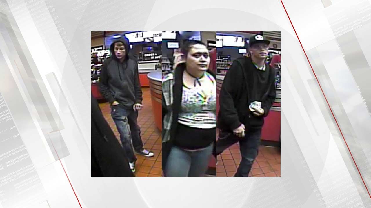 Tulsa Police Trying To Identify 3 Connected To Stolen Vehicle