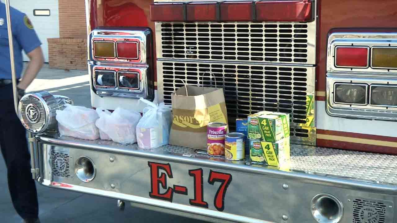 City Councilors, Firefighters 'Stocking The Station' For People In Need