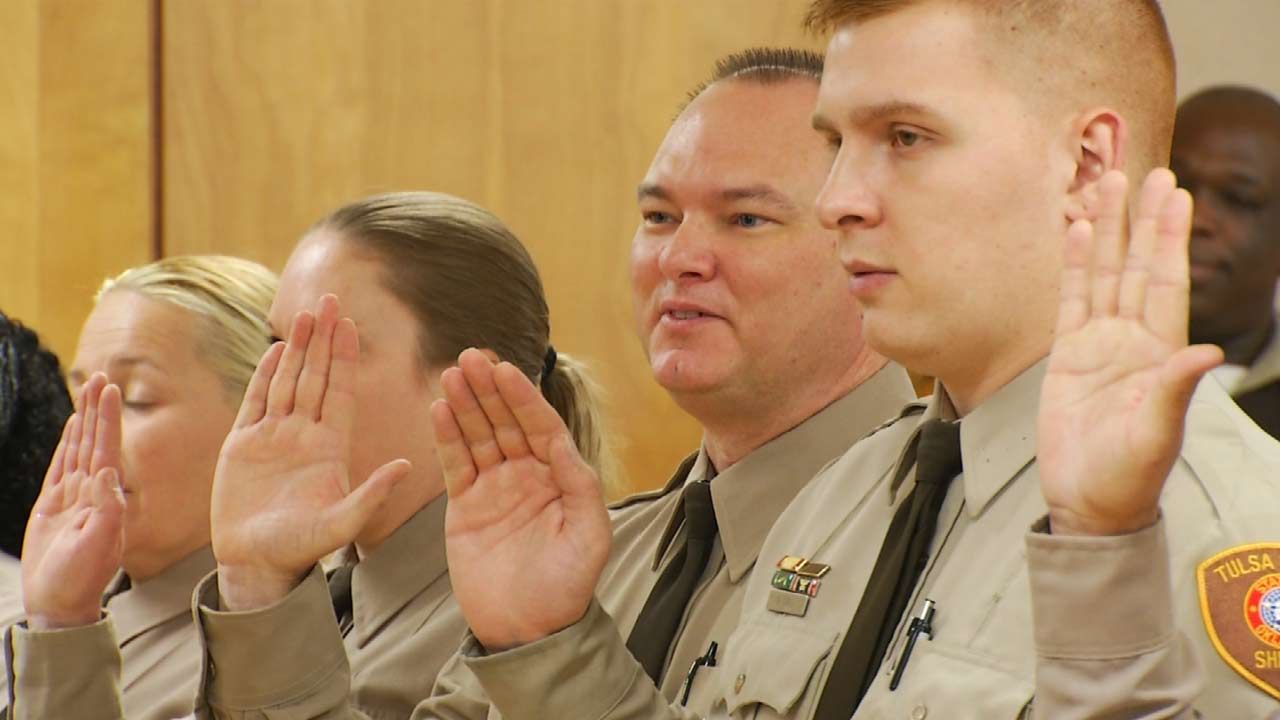 7 New Deputies Sworn In For Tulsa County Sheriff’s Office
