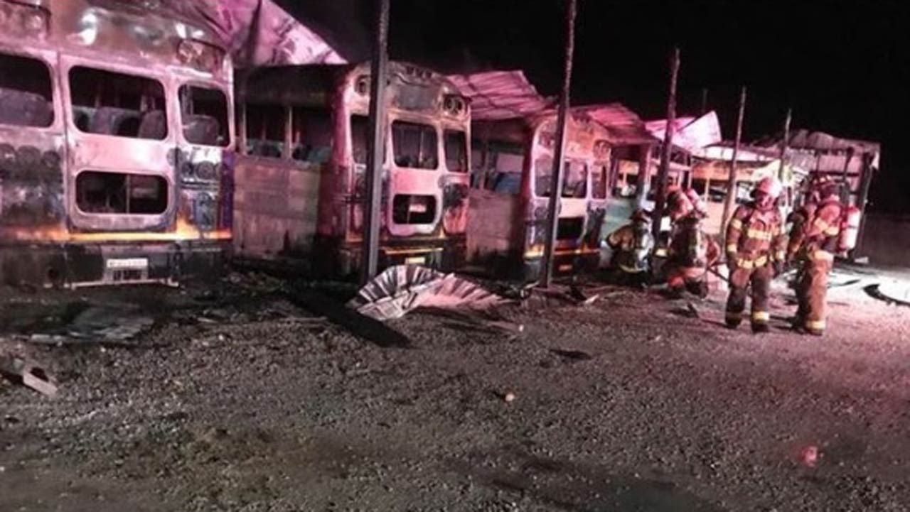 Fire Destroys Wyandotte Public School's Buses, Canceling Classes